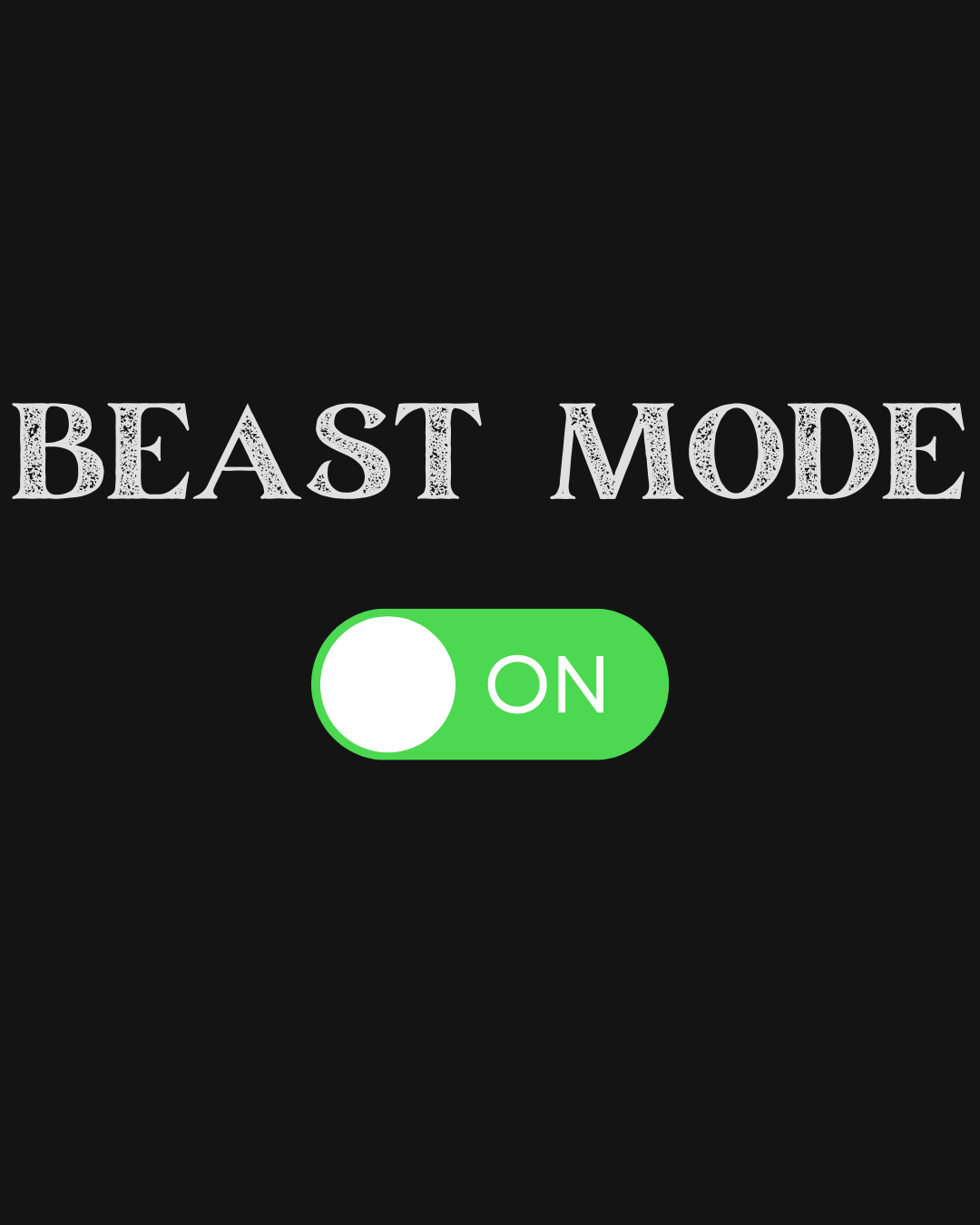 Beast Mode Oversized T- Shirt