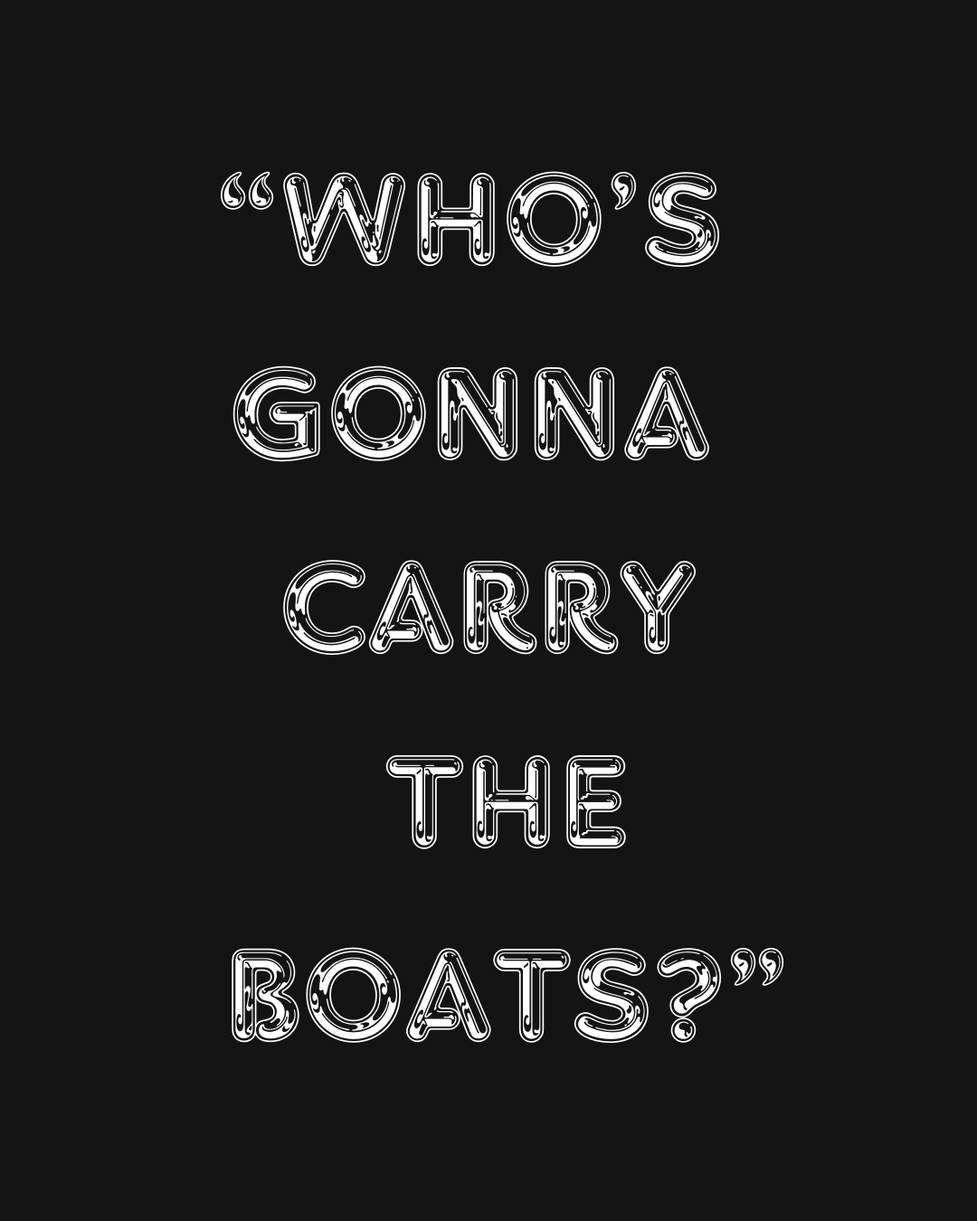 Goggins' Quote Oversized T-Shirt