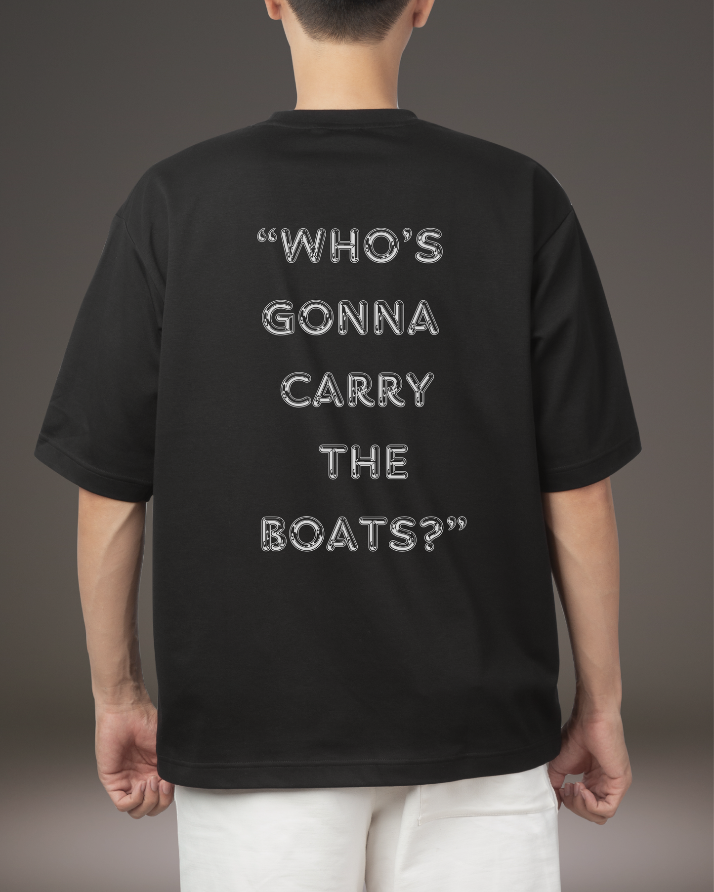 Goggins' Quote Oversized T-Shirt