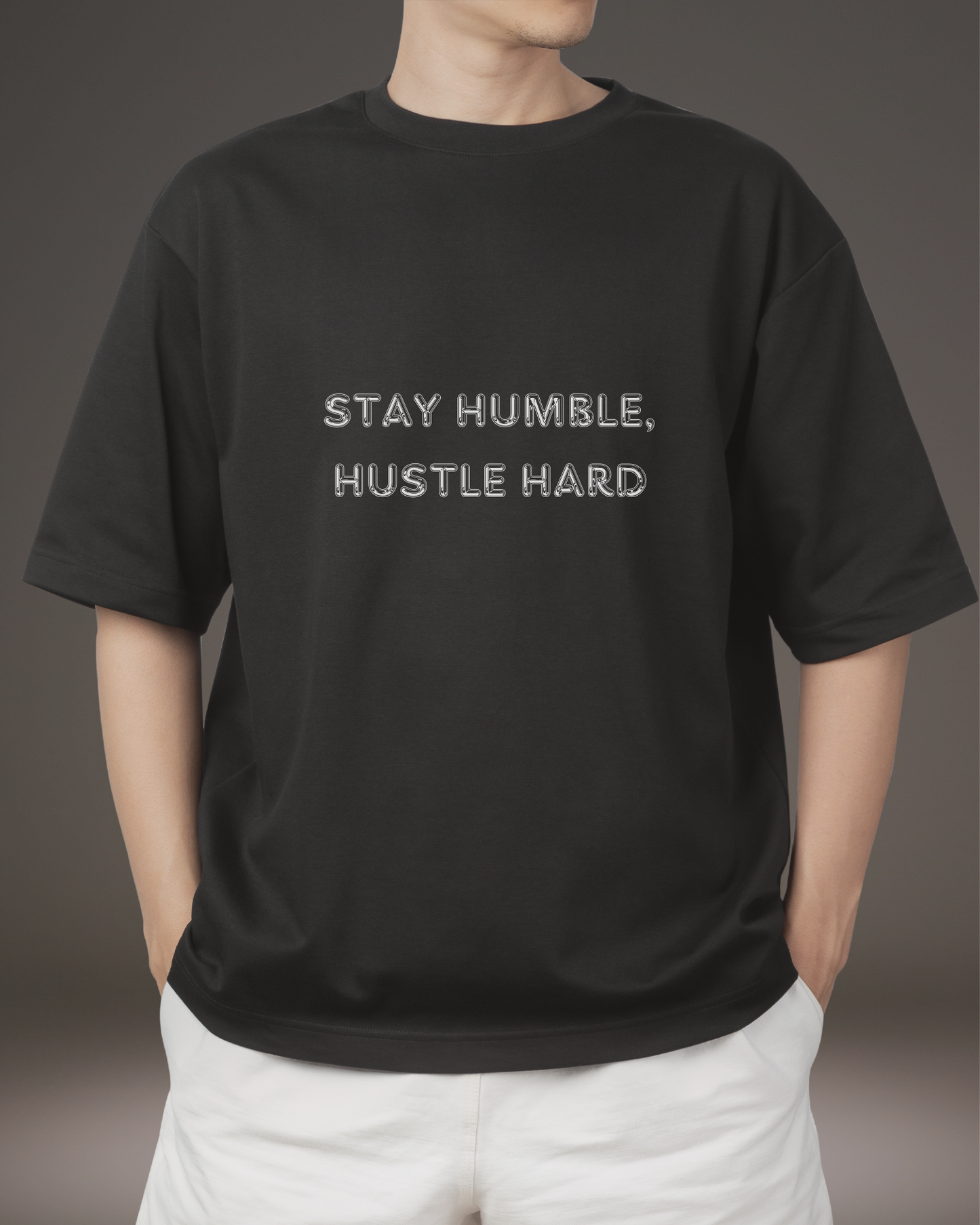 Stay Humble, Hustle Hard Oversized T-Shirt